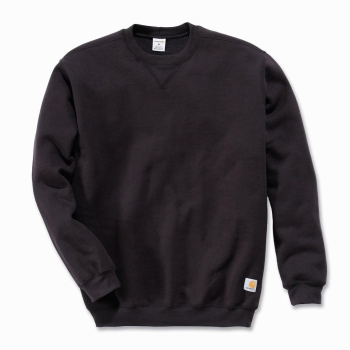 Bluza bez kaptura Carhartt Midweight Crewneck Sweatshirt - black