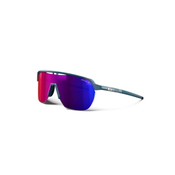 Okulary przeciwsłoneczne Julbo Frequency - Spectron 3 HD - shiny blue/black