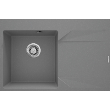 Zlewozmywak granitowy 1-komorowy z ociekaczem - prawy