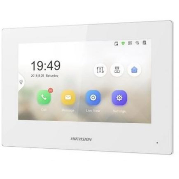 Monitor wideodomofonu Hikvision DS-KH6320Y-WTE2 w kolorze białym