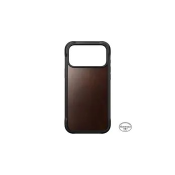 NOMAD Rugged Leather Case - skórzane etui do iPhone 17 Pro Max kompatybilne z MagSafe, skóra Horween (rustic brown) [go]