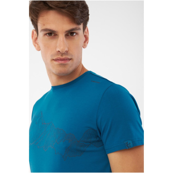 T-shirt męski VIKING Lenta Bamboo Light Man niebieski   XL