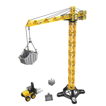 TOY RC CONSTRUCTION CRANE SET CAT 82438