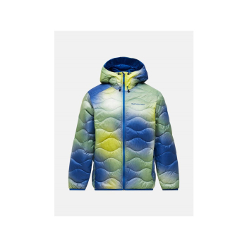 Kurtka puchowa Peak Performance AOP Helium Down Hood - aop rozmiar: l