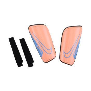 Ochraniacze piłkarskie Nike Mercurial Hardshell pomarańczowe DN3614 852 M