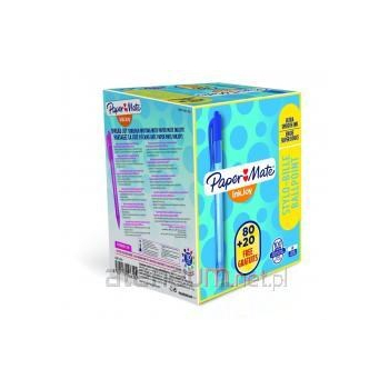 Długopis żelowy Paper Mate InkJoy Gel 100RT niebieski 80+20