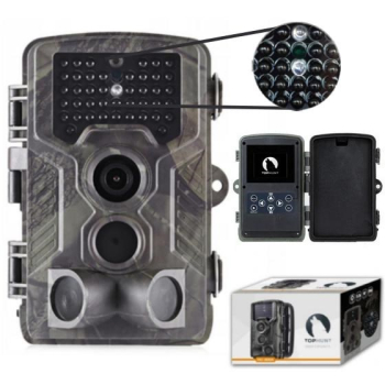 TOPHUNT FOTOPUŁAPKA KAMERA LEŚNA  HC800A 1080p 16MPX 42xIR LED BLACK