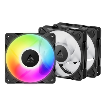 Wentylator ARCTIC LĂCo 120*120*25 P12 Pro A-RGB 3-pak