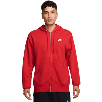 Bluza męska Nike Club BB FZ Hoodie czerwona FN3861 657 L