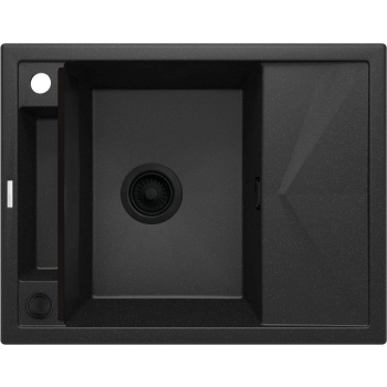 Zlewozmywak granitowy magnetyczny 1-komorowy z ociekaczem