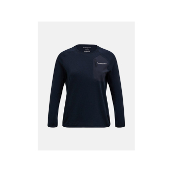 Bluza PEAK PERFORMANCE W Freelight Polartec Grid Crew czarny