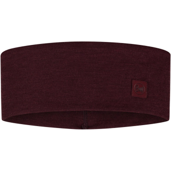 Opaska BUFF MERINO WIDE HEADBAND SOLID GARNET   one size