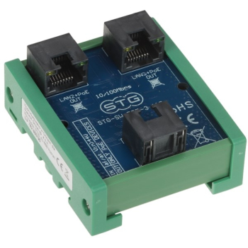 SWITCH POE / EXTENDER STG-SW-POE-3-110 2-PORTOWY + 1X UPLINK STG
