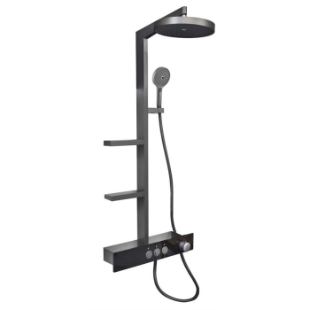 SHOWER SET DOMOLETTI METAL GREY