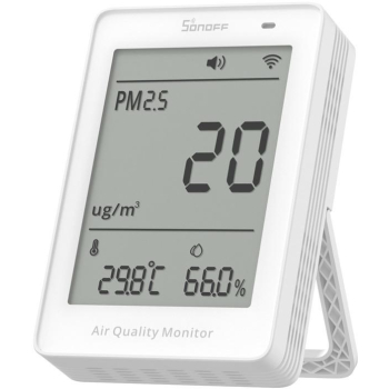 Miernik jakości powietrza WiFi LCD Sonoff AirGuard PM2.5 SAWF-07P