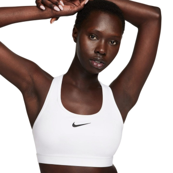 Stanik sportowy Nike Swoosh Medium Support biały DX6821 100 XL