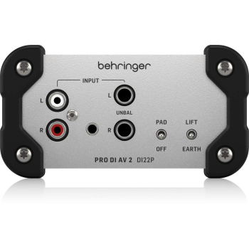 Behringer DI22P  DI-box pasywny stereo