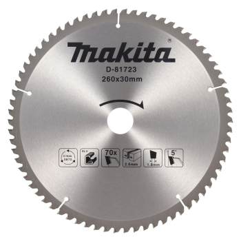 MAKITA PIŁA TARCZOWA 260x30x70z
