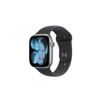 Apple Watch Series 11 GPS 46mm Space Grey Aluminium Case with Black Sport Band - M/L