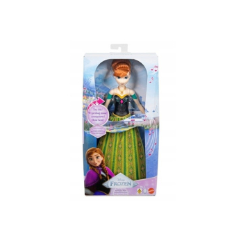 Disney Frozen Śpiewająca lalka księżniczka Anna Kraina Lodu JDX53 MATTEL