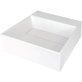 Umywalka granitowa nablatowa z miejscem na baterię - z maskownicą