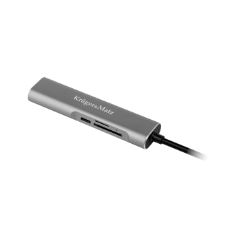 Adapter (HUB) USB typu C na HDMI/USB3.0/SD/MicroSD/C port