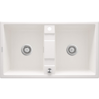 Zlewozmywak granitowy 2-komorowy ZQE_A203 5908212081358