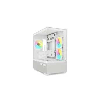 Obudowa Sharkoon MK7 ARGB mATX 2xGlass biała