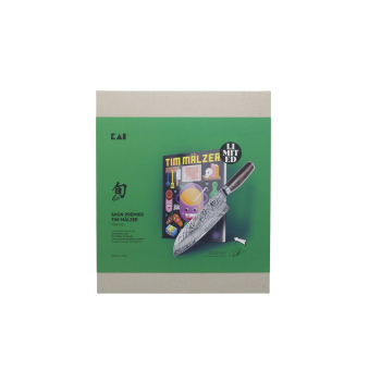 Nóż kai Europe Shun Premier TDM-W23 Tim Mälzer Santoku + książka kucharska