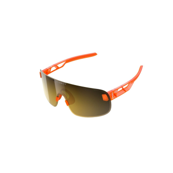 Okulary rowerowe POC Elicit - fluo orange/clarity road/gold