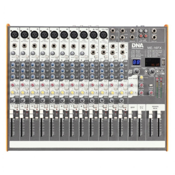 Mikser audio DNA ME-16FX, 16 kanałów, USB, Bluetooth
