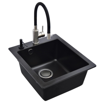 SINK SIMPLEXSQS100+MIXER+DISP BLACK