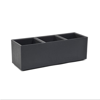 FLOWERPOT PLASTIC KARO 90X30X30CM ANTRA
