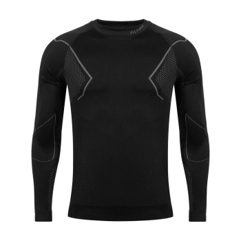 Bluza termoaktywna męska Alpinus Active Base Layer czarno-szara GT43189 S