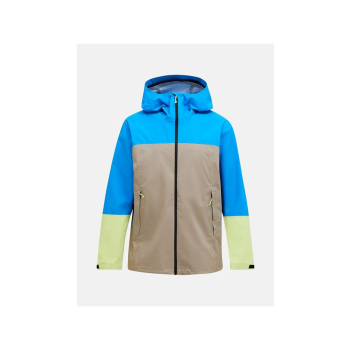 Kurtka przeciwdeszczowa Peak Performance Trail Hipe Shell Jacket - bril blue/avid beige/sunny adv