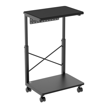 Podstawka wózek na kółkach pod komputer CPU z półką NanoRS, 80kg max, regulowana wysokość 550~850mm, RS430