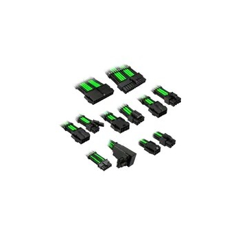 Przedłużacz kabla w oplocie Kolink Core Pro 12V-2x6 Typ 2 - Venom Zielony