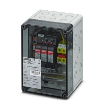 Skrzynka z ogranicznikami przepięć dla 1 MPPT / Phoenix-Contact / 1000DC / 1MPP-SPD-S / box 1 MPPT / 1182566 / Ogranicznik przepięć typ T1/T2 w szczel