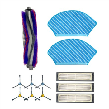Zestaw części zamiennych Midea: szczotka boczna×6szt, szczotka główna×1szt, filtr HEPA×3szt, ściereczka do mopa×2szt do M7 | Midea