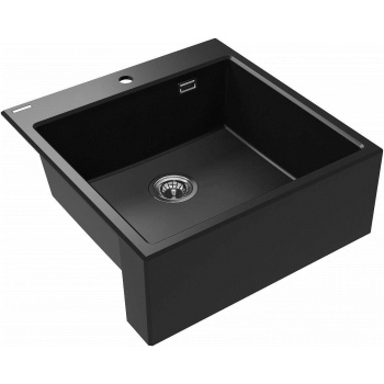 Zlewozmywak granitowy 1-komorowy ZQE_N10K 5907650811398