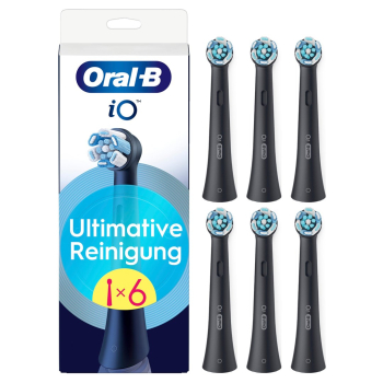 Główki szczoteczki Oral-B iO Series Ultimate Clean - czarne - 6-pak