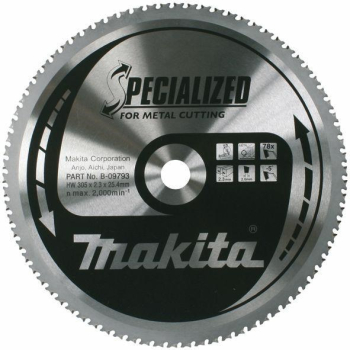 Piła tarczowa Makita 305x25,4x78z Specialized do cięcia cienkiej blachy