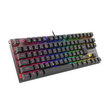 KLAWIATURA DLA GRACZY GENESIS THOR 303 TKL CZ/SK PODŚWIETLENIE RGB MECHANICZNA RED CZARNA HOT SWAP