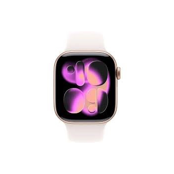 Zegarek Apple Watch Series 11 GPS 42mm Rose Gold Aluminium z Blush Sport Band - S/M