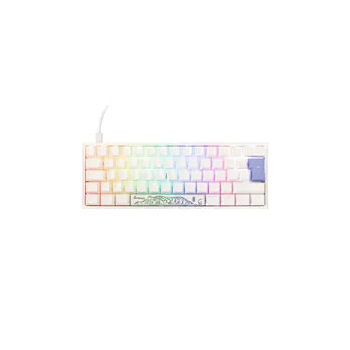 Klawiatura Gamingowa Ducky One 2 Pro Mini White Edition, RGB LED - Cherry Silent Red