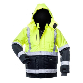 JACKET CANVAS HI-VIS WJ-8946 YEL/BLU 3XL