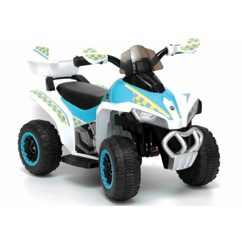 Quad na Akumulator GTS1188-A Światła LED Muzyka Schowek Biały Policyjny