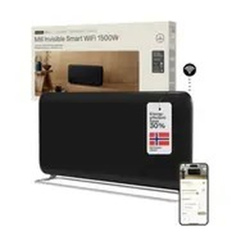 Mill Invisible Smart WiFi Panel heater G4 | PA1500WIFI4A | Panel Heater | 1500 W | Suitable for rooms up to 18-22 m2 | Black | IPX4