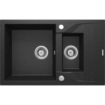 Zlewozmywak granitowy 1.5-komorowy z ociekaczem ZQN 2513 5908212042816