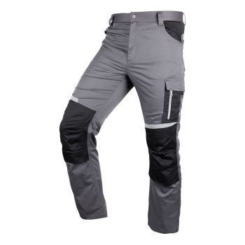 Spodnie robocze Mix&Match, szaro-czarne, rozmiar XXL